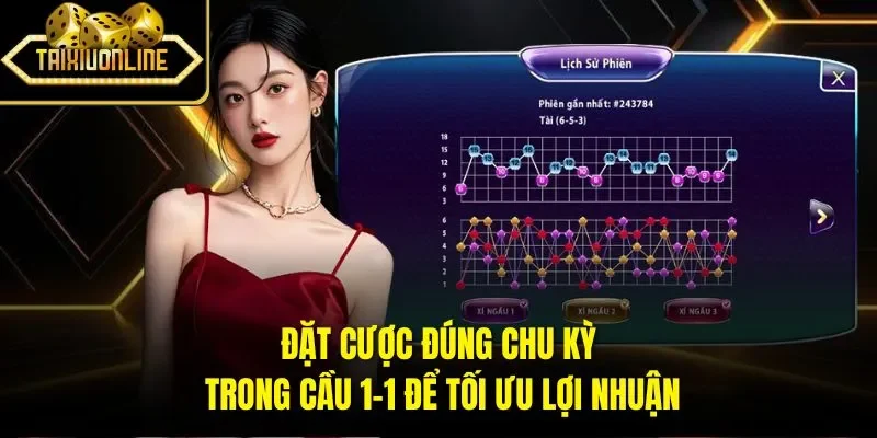 Đặt cược đúng chu kỳ trong cầu 1-1 để tối ưu lợi nhuận